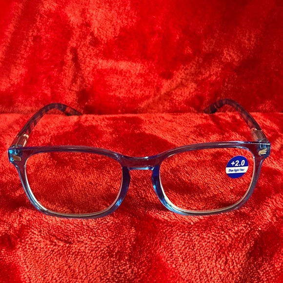 New (2) Blue Light Readers + (1) Full Reader Sunglasses +2.0 - Picture 8 of 16